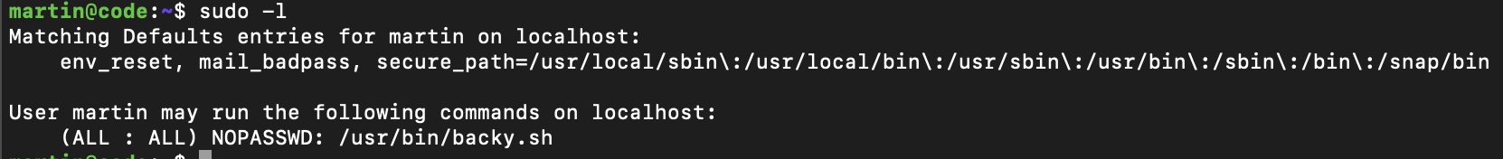 sudo