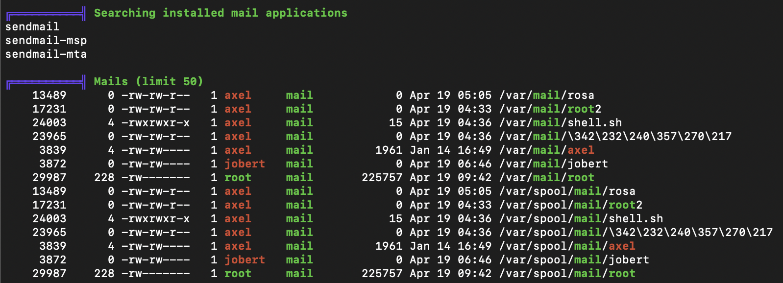sendmail
